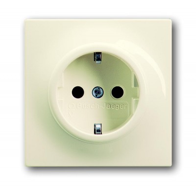 Розетка 2Р+Е 16А cо шторками слоновая кость Impuls [BJE20 EUCKS-72] 2013-0-5274