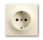 Розетка 2Р+Е 16А cо шторками слоновая кость Impuls [BJE20 EUCKS-72] 2013-0-5274