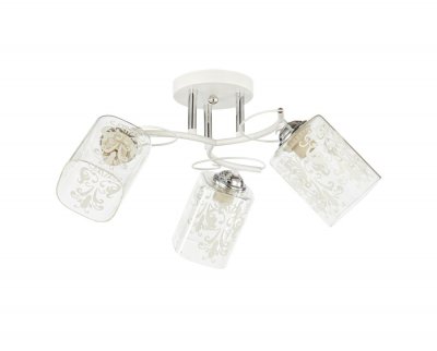 Потолочный светильник 20141/3WT+CR CL+WT ЭкономСвет