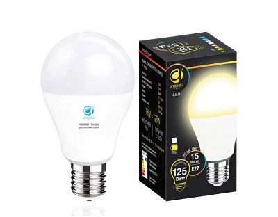 

Лампа LED A60-PR 15W E27 3000K (125W)