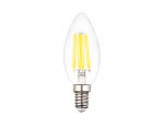 Лампа светопрозрачная Ambrella Filament LED C37-F 6W E14 4200K (60W) 220-240V BULBING