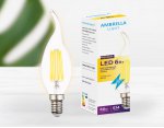 Лампа светопрозрачная Ambrella Filament LED C37L-F 6W E14 3000K (60W) BULBING