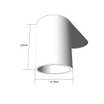 202511-11-W белый светильник потолочный Italline