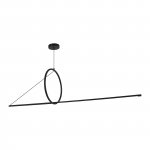 Подвесной светильник SUSPENSION CERCLE ET TRAIT – GRAPHITE SATINE L170 ImperiumLoft 202723-23