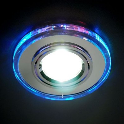 Светильник Elektrostandard 2030-2 CH-BL-Led зерк/хром/синий