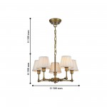 Люстра Favourite 2030-5P Gambas