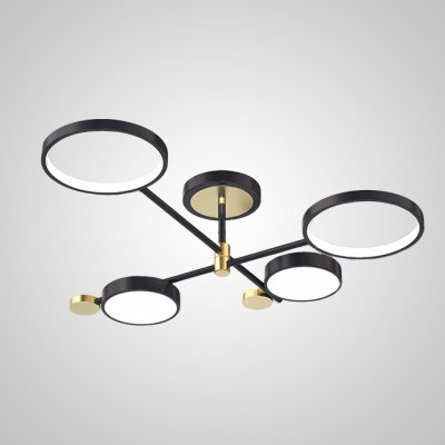 Потолочная люстра MARSA L4 Black ImperiumLoft 203387-26