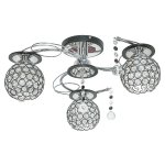 Потолочный светильник 20345/3A CR+BK Экономсвет