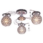 Потолочный светильник 20345/3A CR+BK Экономсвет