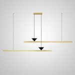 Подвесной светильник MIRELL DUO A122 Black Gold ImperiumLoft 203455-23