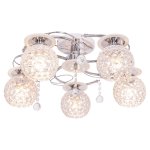 Потолочный светильник Экономсвет 20345/5CR+WT