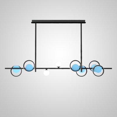 Потолочный светильник ANSTEN L2 Blue Black ImperiumLoft 203510-23