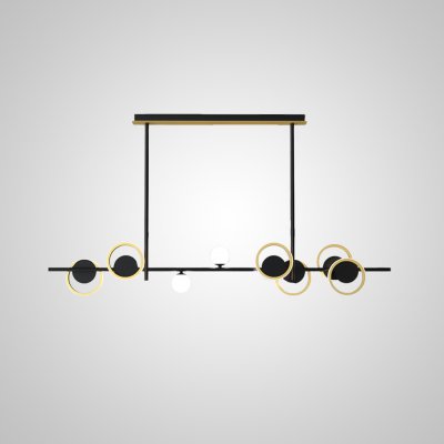 Потолочный светильник ANSTEN L2 Black Gold ImperiumLoft 203512-23