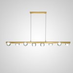 Подвесной светильник ILIANA LONG L138 Brass ImperiumLoft 203521-23