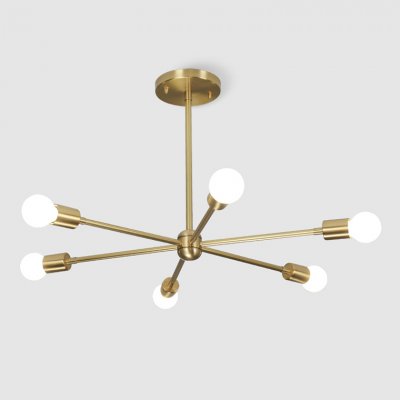 Люстра на штанге SPUTNIK D65 Gold ImperiumLoft 203560-26
