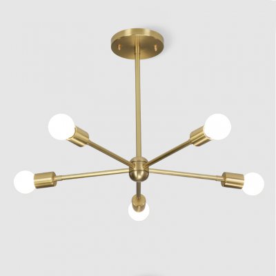 Люстра на штанге SPUTNIK D55 Gold ImperiumLoft 203561-26