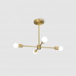 Люстра на штанге SPUTNIK D51 Gold ImperiumLoft 203562-26