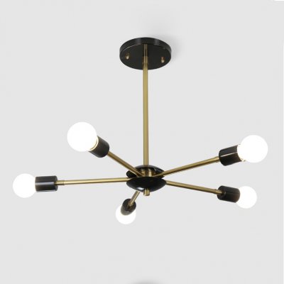 Люстра на штанге SPUTNIK D55 Gold/Black base ImperiumLoft 203571-26