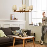 Люстра Jorgenson D85 Beige/Light wood ImperiumLoft 203573-26