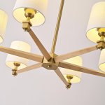 Люстра Jorgenson D85 White/Light wood ImperiumLoft 203575-26