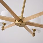 Люстра Jorgenson D85 White/Light wood ImperiumLoft 203575-26