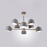 Люстра на штанге SVEN 8 lamps Grey ImperiumLoft 203581-26