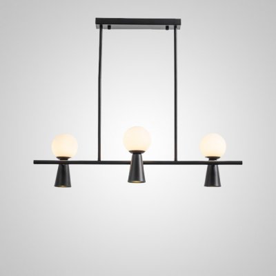 Потолочный светильник ABELINA LONG L6 Black White ImperiumLoft 203766-23