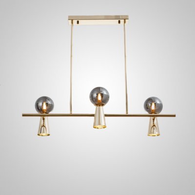 Потолочный светильник ABELINA LONG L6 Gold Grey ImperiumLoft 203769-23