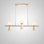 Потолочный светильник ABELINA LONG L6 Gold White ImperiumLoft 203770-23