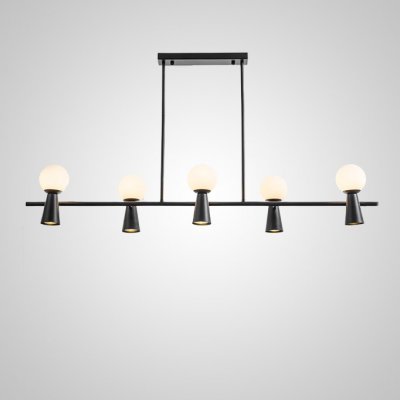 Потолочный светильник ABELINA LONG L10 Black White ImperiumLoft 203772-23