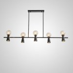 Потолочный светильник ABELINA LONG L10 Black Amber ImperiumLoft 203773-23