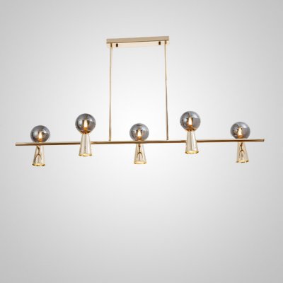 Потолочный светильник ABELINA LONG L10 Gold Grey ImperiumLoft 203775-23