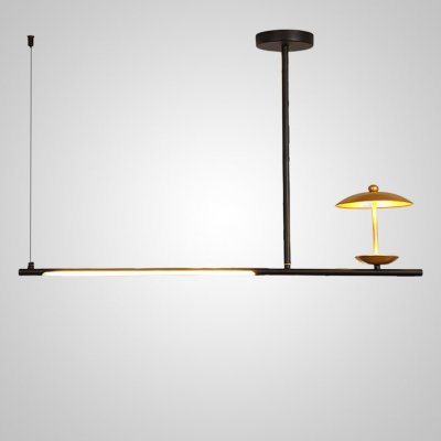 Подвесной светильник HETLEY B L2 Gold Black ImperiumLoft 203909-23