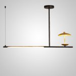 Подвесной светильник HETLEY B L2 Gold Black ImperiumLoft 203909-23