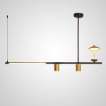 Подвесной светильник HETLEY B L4 Gold Black ImperiumLoft 203911-23