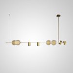 Подвесной светильник HELVIG Brass ImperiumLoft 203937-23