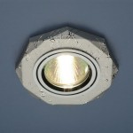 Точечный светильник поворотный Elektrostandard 2040 SL (серебро)