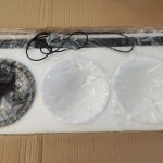 Реечный светильник PALMA Wall lamp 2 шара + 1 вазон горизонтальная ImperiumLoft 204172-22