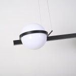 Реечный светильник PALMA Wall lamp 3 шара + 1 вазон горизонтальная ImperiumLoft 204173-22
