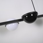 Реечный светильник PALMA Wall lamp 3 шара + 1 вазон горизонтальная ImperiumLoft 204173-22