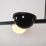 Реечный светильник PALMA Wall lamp 3 шара + 1 вазон горизонтальная ImperiumLoft 204173-22