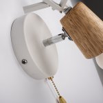 Бра с рожками DEER A SWITCH White/Light wood ImperiumLoft 204237-26