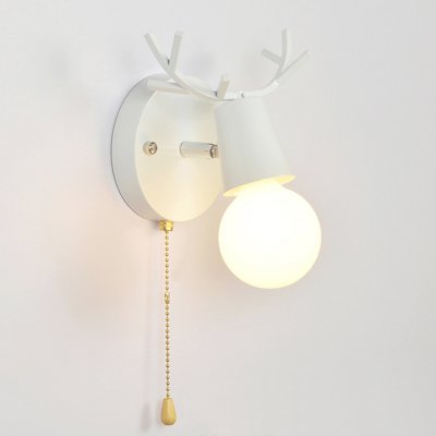 Бра с рожками DEER A SWITCH White ImperiumLoft 204239-26
