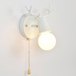 Бра с рожками DEER A SWITCH White ImperiumLoft 204239-26