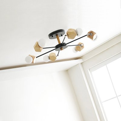 Люстра на штанге JX D78 Black ImperiumLoft 204241-26