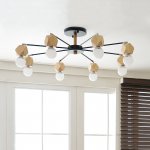 Люстра на штанге JX D90 Black ImperiumLoft 204242-26