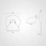 Настенное бра ONDER Grey Switch ImperiumLoft 204448-26