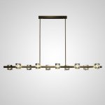 Потолочный светильник MICHAL LONG L10 Brass Black ImperiumLoft 204552-23