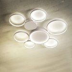 Потолочная люстра в виде колец TWINE 7 rings White ImperiumLoft 204609-26