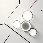 Потолочная люстра в виде колец TWINE 3 rings White ImperiumLoft 204611-26